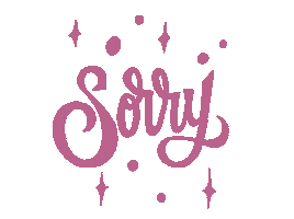 Sorry Sticker