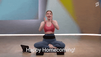 Happy Homecoming GIF by Peloton