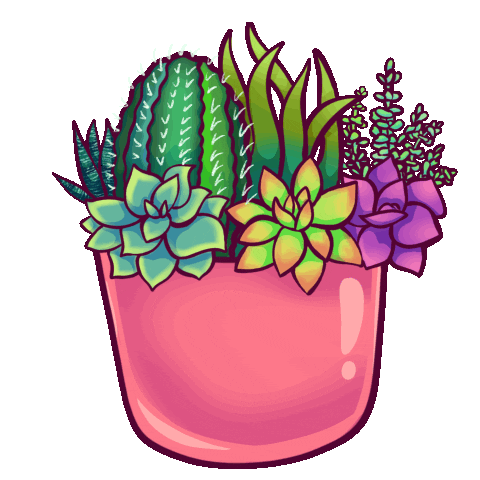 Pink Color Sticker