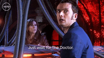 The Doctor Wait GIF by Doctor Who