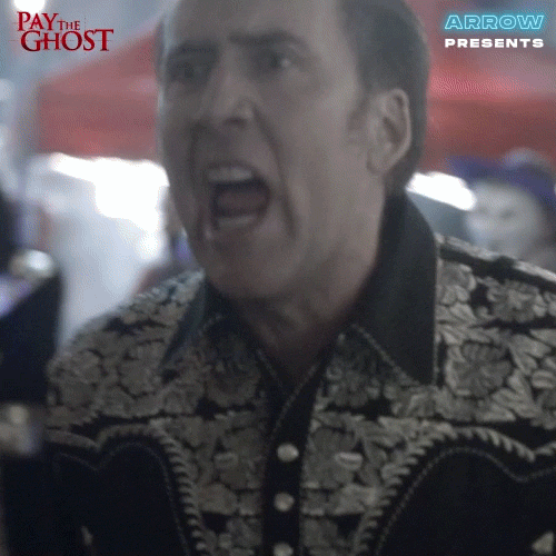 Angry Nicolas Cage GIF by Arrow Video