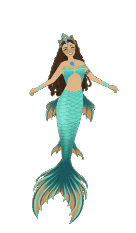 Siren Mermaid Kisses Sticker by Mermaid_Lux