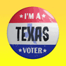 I'm a Texas voter button