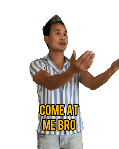 Comeatmebro Sticker by Khang Wholesale To Million