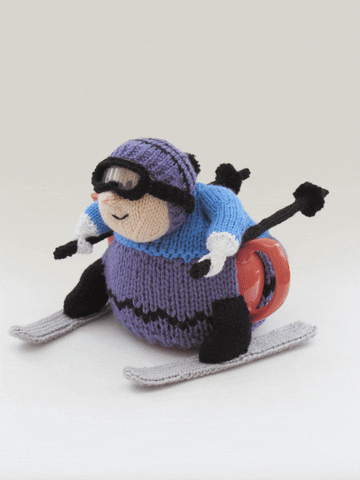 TeaCosyFolk ski skiing knitting teacosyfolk GIF