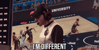 im different nba 2k league GIF by DIMER