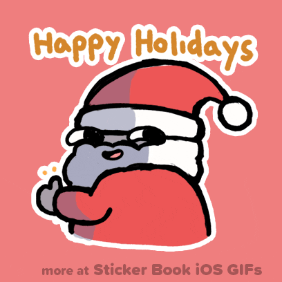 Merry Christmas Thumbs Up GIF by Sticker Book iOS GIFs