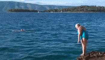 Belly Flop I Give Up GIF