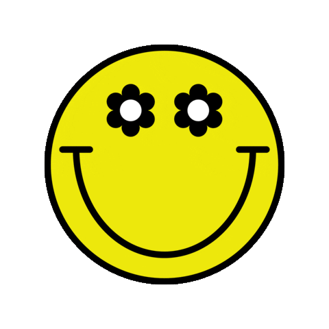 Flower Smile Sticker