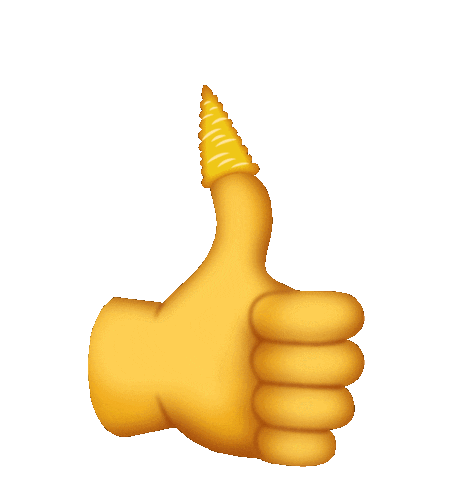 Yes Thumbs Up Sticker by Bugles