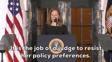 Swearing In Amy Coney Barrett GIF by GIPHY News