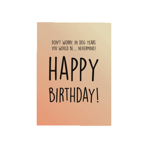 Happy Birthday Dog Sticker by Woefeltje