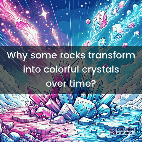 Rocks Crystallization GIF by ExplainingWhy.com