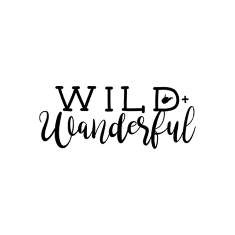 Wild + Wanderful Blog Sticker