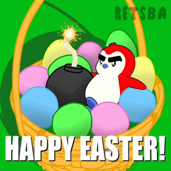 Easter Bunny Surprise GIF by Retsba