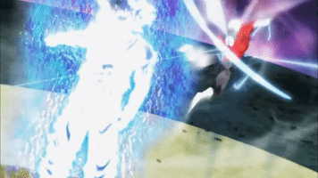 Ultra Instinct Goku Vs Jiren GIF