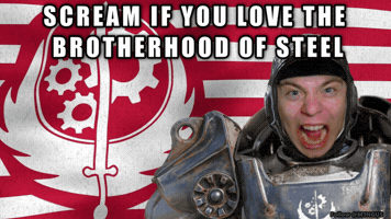 Screaming Fallout 4 GIF