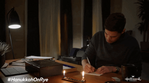 Writing animation for kids with action word write