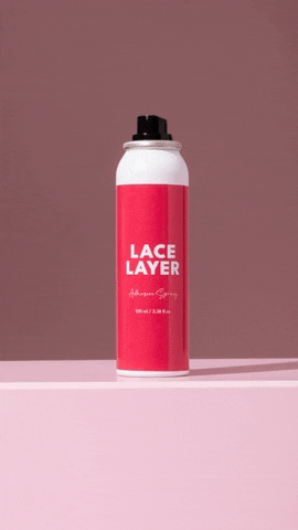 LaceLayer lace layer melting spray freeze spray holding spray GIF