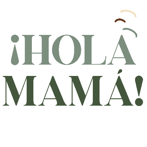 Hola Mama Sticker by Motherish Moments