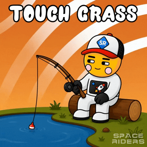 Relaxing Go Fish GIF by Space Riders