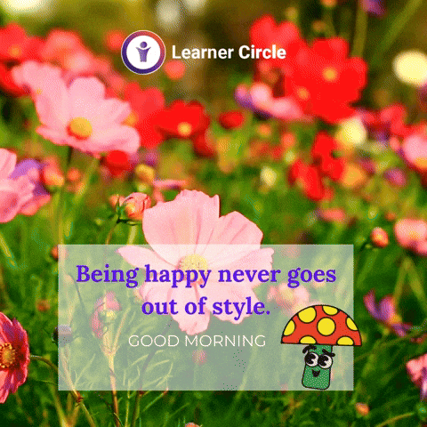 Happy Good Morning GIF by Learner Circle by LearnerCircle