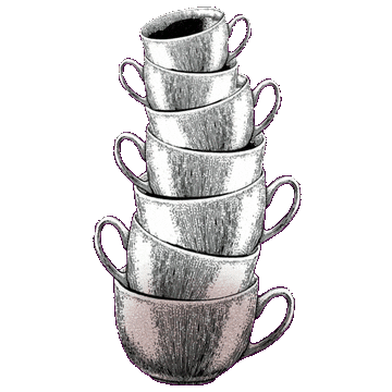 Coffee Cup Sticker by Dano's Dangerous Tequila