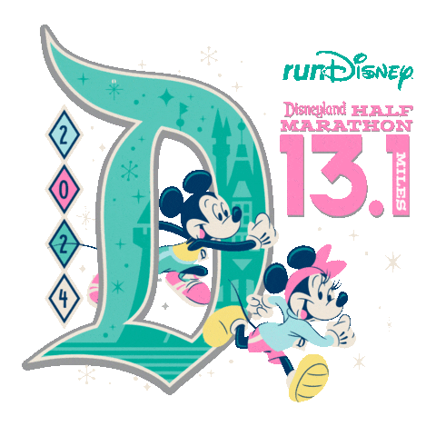 Rundisney Sticker by Disney Sports