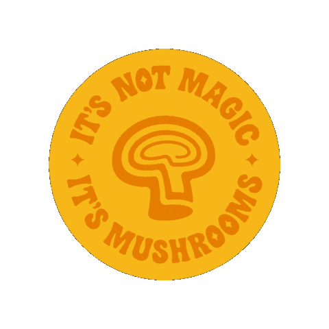 Mc Mushrooms Sticker by The Mushroom Council