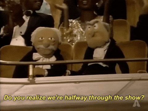 Giphy - Statler And Waldorf Oscars GIF by The Academy Awards