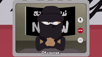 ninja mask GIF by South Park 