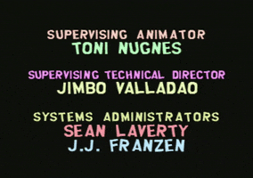 credits names GIF by South Park 