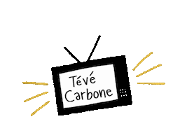 Tévé Carbone Sticker