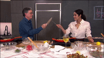 Stephen Colbert Kitchen GIF by The Late Show With Stephen Colbert
