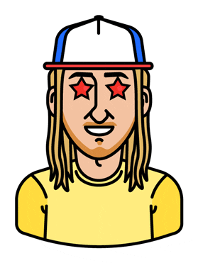 Happy Sticker