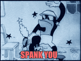 spanks spank you GIF by chuber channel