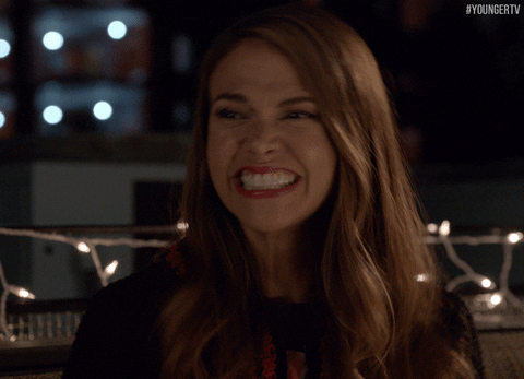 Younger #Youngertv #Tv Land #Sutton Foster #Excited #Giddy #Happy #Thrilled  GIF by TV Land - Find &amp; Share on GIPHY