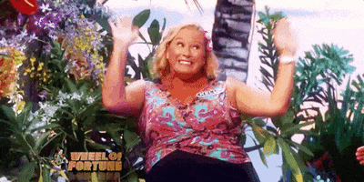 excited raise the roof GIF by Wheel of Fortune