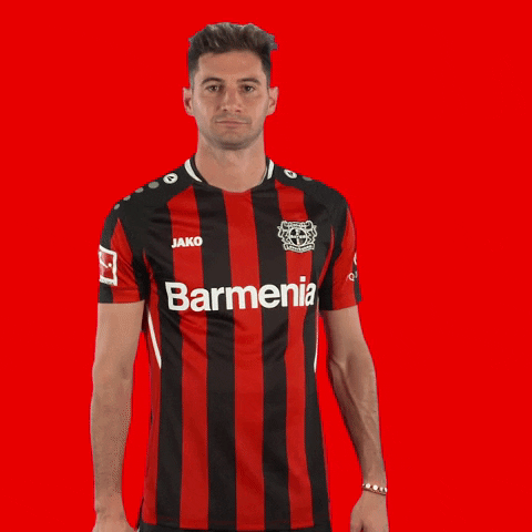 Lucas Alario Mic Drop GIF by Bayer 04 Leverkusen