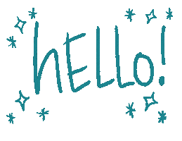 Star Hello Sticker