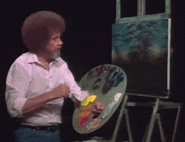 Bob Ross Art GIF by NETFLIX.