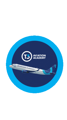 T3 Aviation Academy Sticker