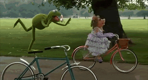 muppets bikes GIF