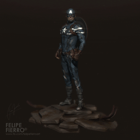 felipefierro cap america gif civil war winter soldier felipe fierro GIF