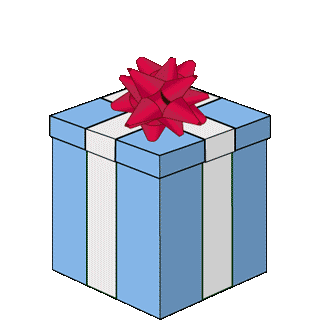 Merry Christmas Gift Sticker by Hi-Art