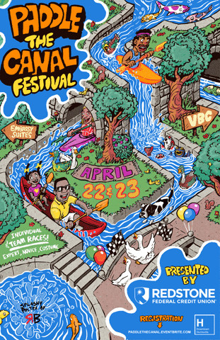 dustintimbrook waterfall kayak canoe huntsville GIF