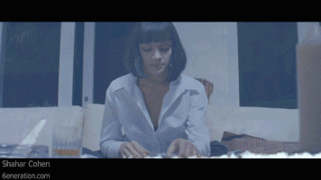 6eneration coke pulp fiction global warming cocaine GIF