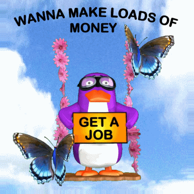 Get A Job Butterflies GIF