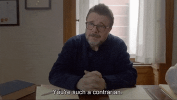 Contrarian Nathan Lane GIF by Carrie Pilby The Movie