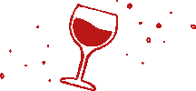Wine Glass Sticker by Alysiris